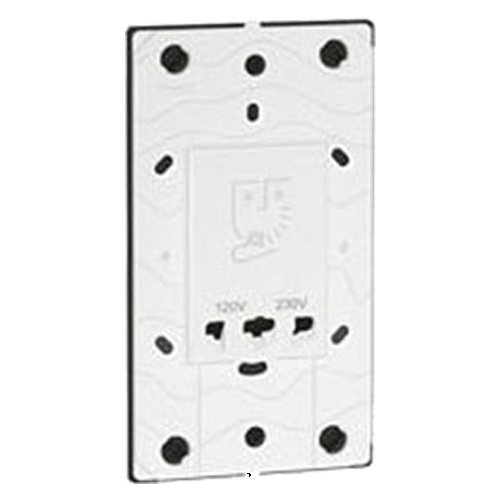 Legrand Arteor White Shaver Socket With Earth Connector, 5721 53